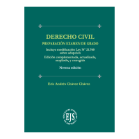 Derecho Civil - Para Examen de Grado - Novena Edición